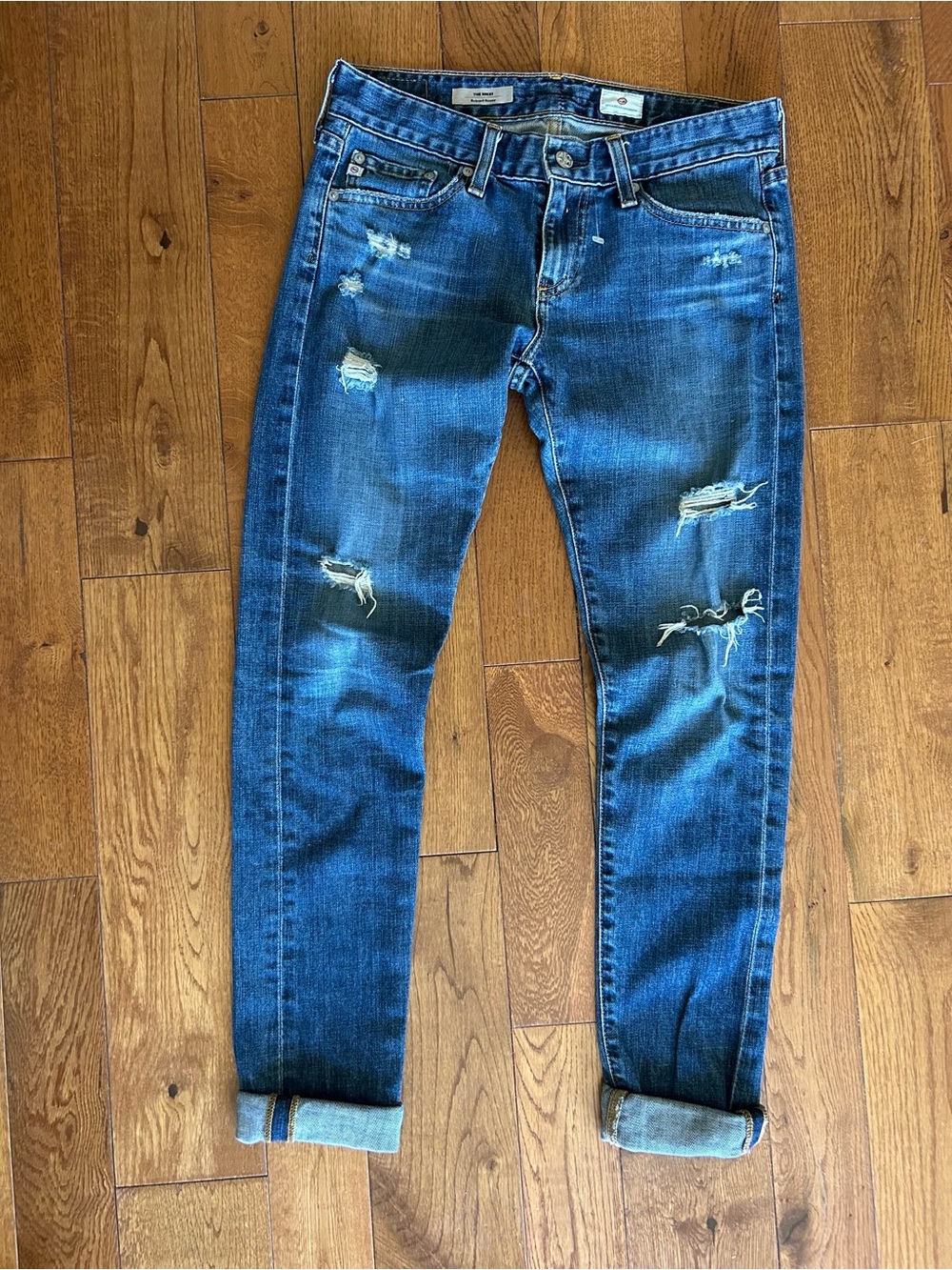 AG The Nikki Relaxed Skinny denim jeans